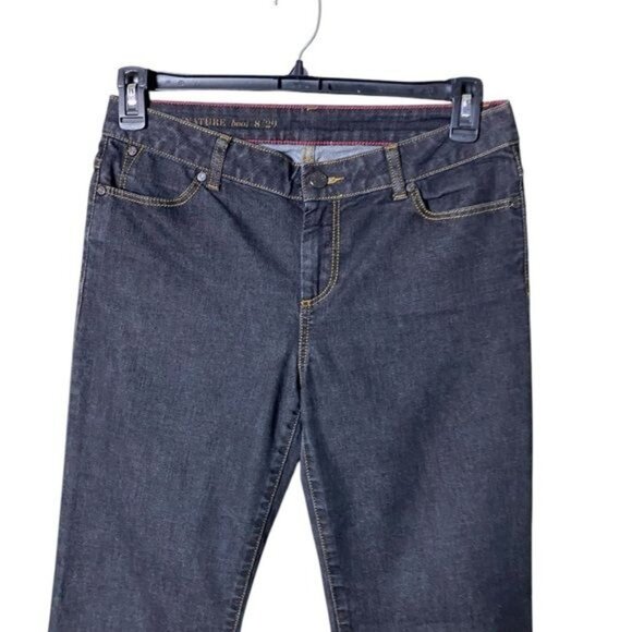 Talbots Women’s Signature Boot Cut Jeans Size 8 Western Cowgirl Rodeo Da… - Picture 2 of 7